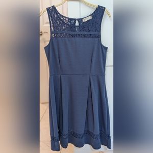 Altar'd State blue lace dress medium